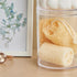 STORi Bella Tall Scrunchie Holder, Stackable Clear Plastic Container Set of 2 for Hair Accessories & Beauty Supplies