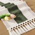 Socomi Boho Table Runner Summer Farmhouse Rustic Dining Kitchen Centerpiece Decor Small