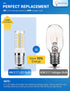 JandCase E17 LED Bulbs, Microwave Oven Light Bulbs, 40 Watt Equivalent Non-Dimmable, Warm White 3000K, 2 Pack