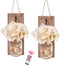 Besuerte Mason Jar Wall Sconces Set of Two, Wall Deco Cute Wall