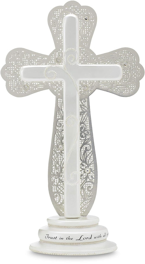 Little Things Mean A Lot Trust in the Lord Self Standing Cross, 7-1/2-Inch
