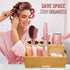 Hair Tool Storage Organizer - Bamboo Hair Organizer for Bathroom, Kitchen, and Makeup, Perfect for Blow Dryer &