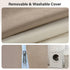 21" 60 Vekkia Reading Pillow for Sitting Up in Bed, Ergonomic Wedge Back Pillow with Multi-Density Foam for Comfortable