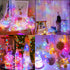 4 Pack 20FT 60LED Multicolor Fairy Lights Battery Operated with Remote, Waterproof Cuttable Twinkle Lights with Timer