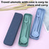 Reusable Utensils Set with Case, 4 Sets Portable Chopsticks, Knife, Fork, Spoon for Lunch Box, Travel Daily Use