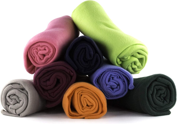 Imperial Home Soft Fleece Throw - 50x60 Cozy Blanket for Couch, Bed, Travel, Assorted Colors
