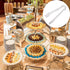 8 Pcs Clear Plastic Buffet Serving Tongs, Small 6.3 Inch Ice Tongs for Tea, Coffee, Party Catering, Appetizers, Salad,