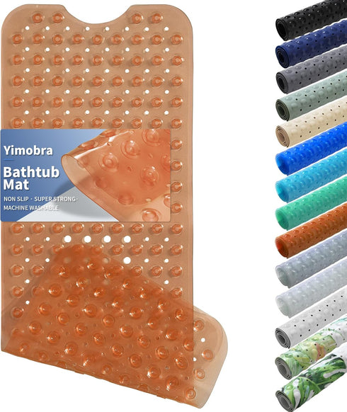 Yimobra Non Slip Bathtub Mat 40 x 16 Inch, Extra Long Shower