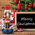Jetec Nutcracker Music Box Wooden Nutcracker Soldier Toy Handmade Nutcracker Figures Christmas Nutcrackers Soldiers