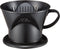 Kalita Coffee Dripper, Plastic, Black, For 2-4 People, Chiffon Dripper, #05011