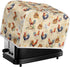 Vintage Rooster Toaster Protection Cover for Standard 2 Slice Toaster, Kitchen Bakeware Bread Maker Covers