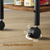 4-Tier 9.1" 4-Tier (9.1" 33.6" Asgolion Slim Storage Cart, Small Rolling Cart with Wheels, Deep, Narrow Bathroom Shelf