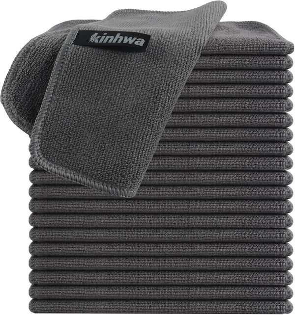 KinHwa Kitchen Washcloths for Dishes Absorbent Microfiber Dish Cloths Quick Dry Dish