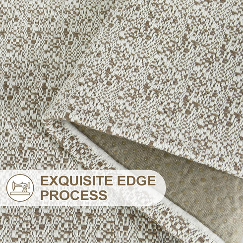 Collive Tan Boho Kitchen Runner Rug 2x4.3, Washable Non-Slip Indoor Doormat for Bathroom and Entryway