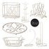 Premier Housewares De Lis Banana Hanger - Cream