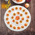 12.6 Inches 25 Foraineam Porcelain Deviled Egg Tray/Platter, White Egg Dish with Compartments