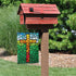 YISHOW Jesus Christ Cross Religious Stained Glass Style Garden Flag 12.5"X18" Double Sided Vertical Christian Outdoor