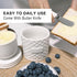 BAENOSE Counter,Ceramic Countertop, Ceramic Butter Crock, French Butter Dish for Spreadable Soft Butter,Butter Keeper