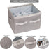 Moteph Shoe Organizer for Closet - Shoe Storage Organizer with Clear Cover & Adjustable Dividers (Grey, Medium - 16