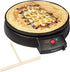 12" Non-Stick Electric Griddle & Crepe Maker, Dual Use Hot Plate with Batter Spreader