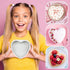 Mifoci 3 Pieces Heart Shaped Cake Pans, Aluminum Cake Pans for Baking DIY, Silver, 5.7 Inch