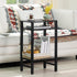3-Tier YUFAM Side Table End Table Tall Night Stand for Living Room Bedroom Bathroom Office Furniture Black
