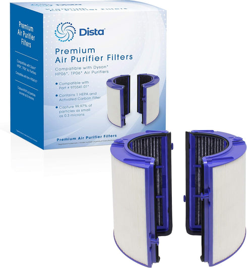 Dista Filter - Air Purifier Replacement for Dyson HP06, TP06, PH01, PH02 (Part No.970341-01)