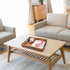 17x13'' 2 LotFancy Large Ottoman Tray for Living Room, Wood Serving Tray with Handles, Home Dcor for Coffee Table