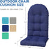 Cushion,48.520.85.5 Inches,High FOOWIN Adirondack Chair Cushion, Thickened Rocking Chair Back Patio Cushions with Ties