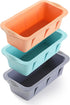 3PCS Silicone Bread Loaf Pan, Non-Stick Bread Pans for Baking, Easy Release Loaf Pan, Great for Homemade Bread, Cakes, Brownies, Dishwasher Safe (3 Colors, Nesting Design) by MONGSEW