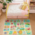 3x5 Alphabet Rug for Kids - Soft ABC Play Mat for Toddlers, Baby Learning, Preschool Educational Nursery Rug