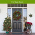 Magnetic Wreath Hanger for Front Doors, 2 Pack Metal Wreath Holder for Wreath Decorations on Steel Door