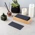 15.8 7.9 Inch 50 Luxenap X Linen-Feel Guest Towels, Hand Towels - Fold, Air-Laid, Black Paper Dinner Napkins