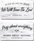 Jetec Rustic Wood Sign - 2 Pieces "As for Me and My House We Will Serve The Lord" Bible Verse Wall Decor