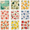 Eulnars 8 Pack Swedish Dishcloths for Kitchen, Fruit Swedish Dishcloths, Reusable Paper