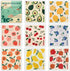 Eulnars 8 Pack Swedish Dishcloths for Kitchen, Fruit Swedish Dishcloths, Reusable Paper