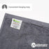 Premium Towel Set of 4 Hand Towels, 18" x 30", Dark Grey, 100% Cotton, Ultra Soft & Absorbent