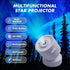 6 Planet Projector Night Light for Bedroom,Starry Galaxy Light Projector with Bluetooth Speaker,White