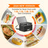 Portable Oven, 12V 24V 110V-240V Car Food Warmer, Electric Heated Lunch Box for Road Trip/Camping