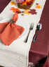 DII Handmade Chindi Tabletop, Reversible and Machine Washable Table Runner, 14x72, Natural