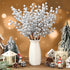 12 16 Inches Norme Pcs Glitter Silver Picks for Christmas Tree Decoration Silver Christmas Tree Ornaments DIY Xmas