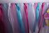 MIAUL 1st Mermaid Princess Highchair Banner for Baby - First Birthday Tutu Decoration Photo Props, Blue Purple White