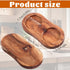 Molain 2.28 Inch Salt and Pepper Mill Tray, Acacia Wood Tray, Pepper Mill Holder & Rest, Inner Dia Fit Many Mills
