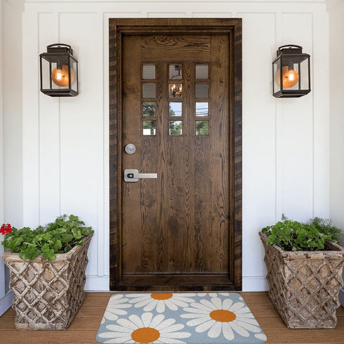 Welcome Mats for Front Door Outdoor Entry, Please Do Not Feed The Sasquatch Doormat, Non-Slip Mat, 17 x 30 Inch