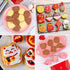 Crethinkaty 6pcs Chinese New Year Cookie Cutters - 3D Biscuit Mold Fondant Molds for Chinese New Year Bakeware