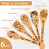 Golden Girls Kitchen Decor Accessories Wooden Spoons for Cooking -Golden Girls Merchandise for Fans,Tv Show Bamboo Utensils Gifts for Women,Birthday & House Warming Gift for Friend,7pcs