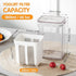 1800ML (61 Oz) Yogurt Strainer, Small Fine Mesh Strainer, Rice Tea Juicing Food Sieve Strainer, Thick Greek Yogurt Milk