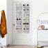 24 2PK 12 Simple Houseware Pockets - Large Pockets Over Door Hanging Shoe Organizer, Grey