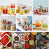 Glass Jars with Airtight Lid 24 Oz (Set of 2), Wide Mouth Mason Storage Canisters for Coffee, Sugar, Nuts, Spice,