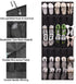 Mosghuiy 35 Closet, Over The Door Shoe Organizer, Mesh Pockets Shoe Rack for Entryway, Bathroom, Heavy-Duty Hanging
